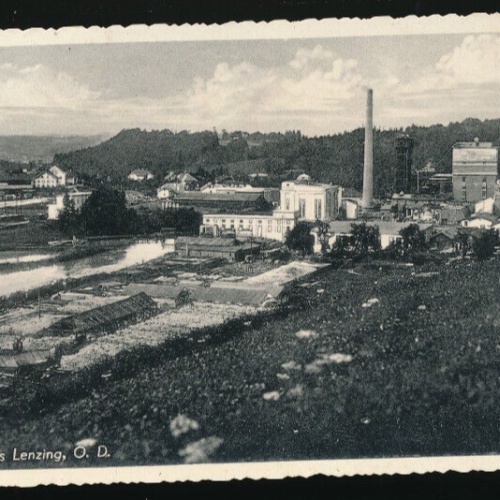 AK aus Lenzing mit Fabrik Oberösterreich (2537)
