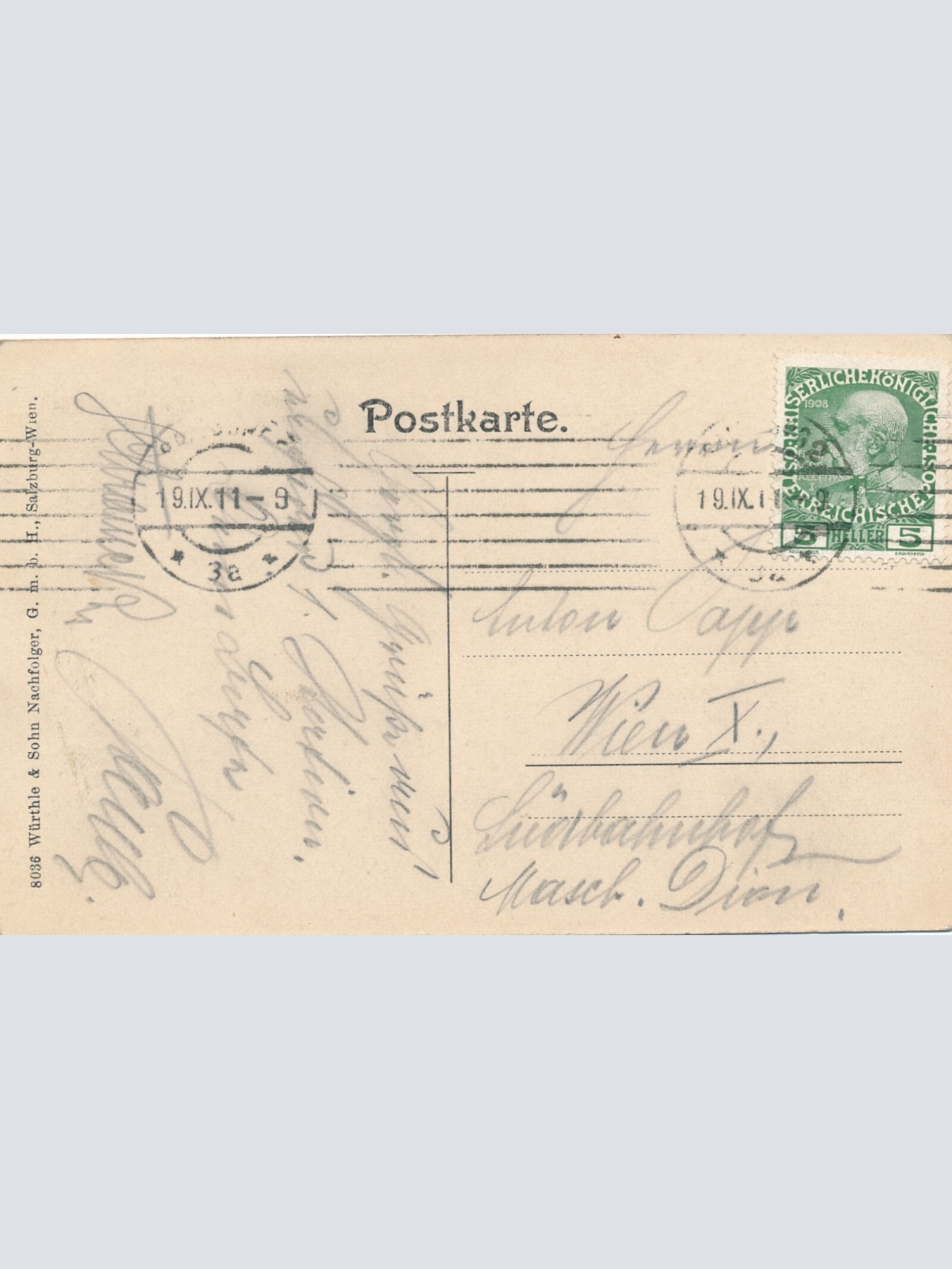 AK, Salzburg, Franzisky-Schlössl am Kapuzinerberg (S163)