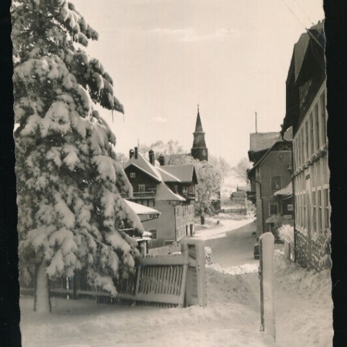 Winter - Karte aus Puchenstuben Wintersportplatz Niedrösterreich (2200)