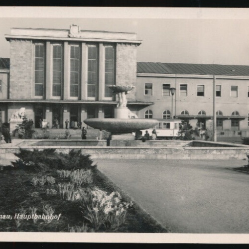 AK aus Linz an der Donau Hauptbahnhof Oberösterreich (2213)