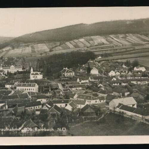 AK aus Ob. Rohrbach Fliegeraufnahme Niedrösterreich (2205)