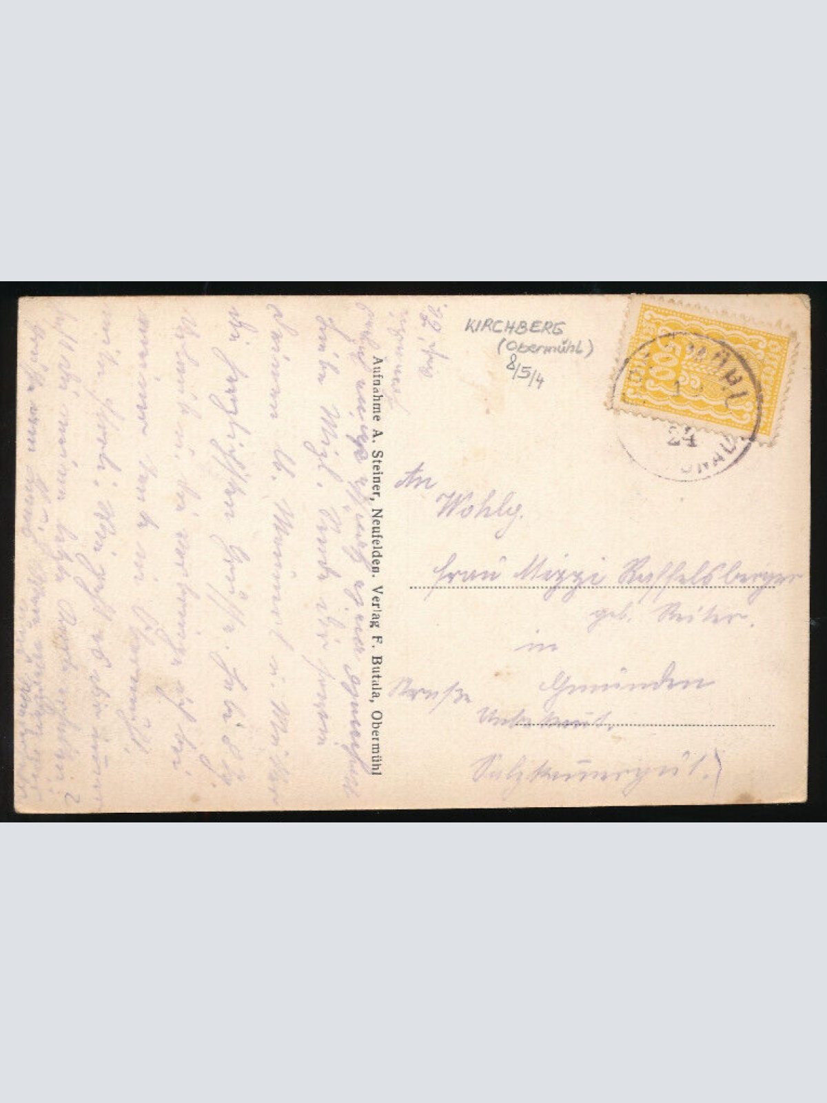 AK aus Obermühl an der Donau Oberösterreich (2258)