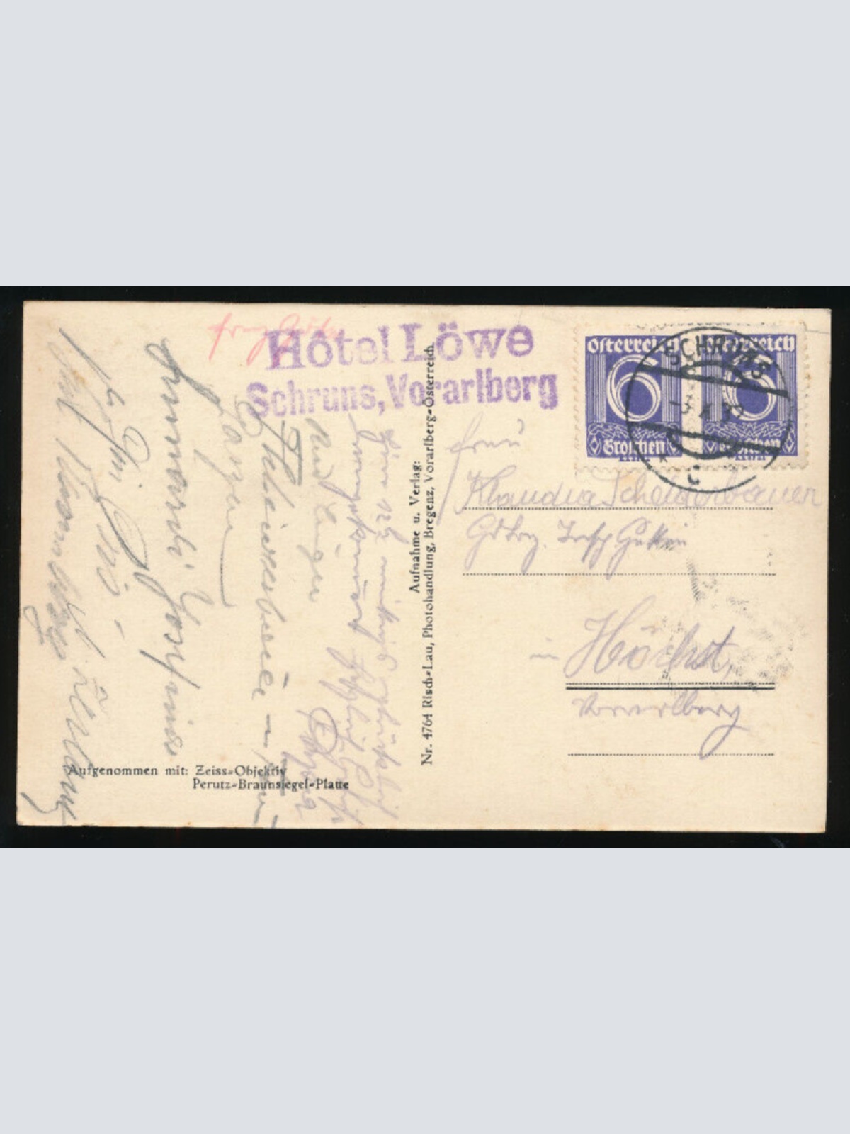 AK aus Schruns Vorarlberg (2791)