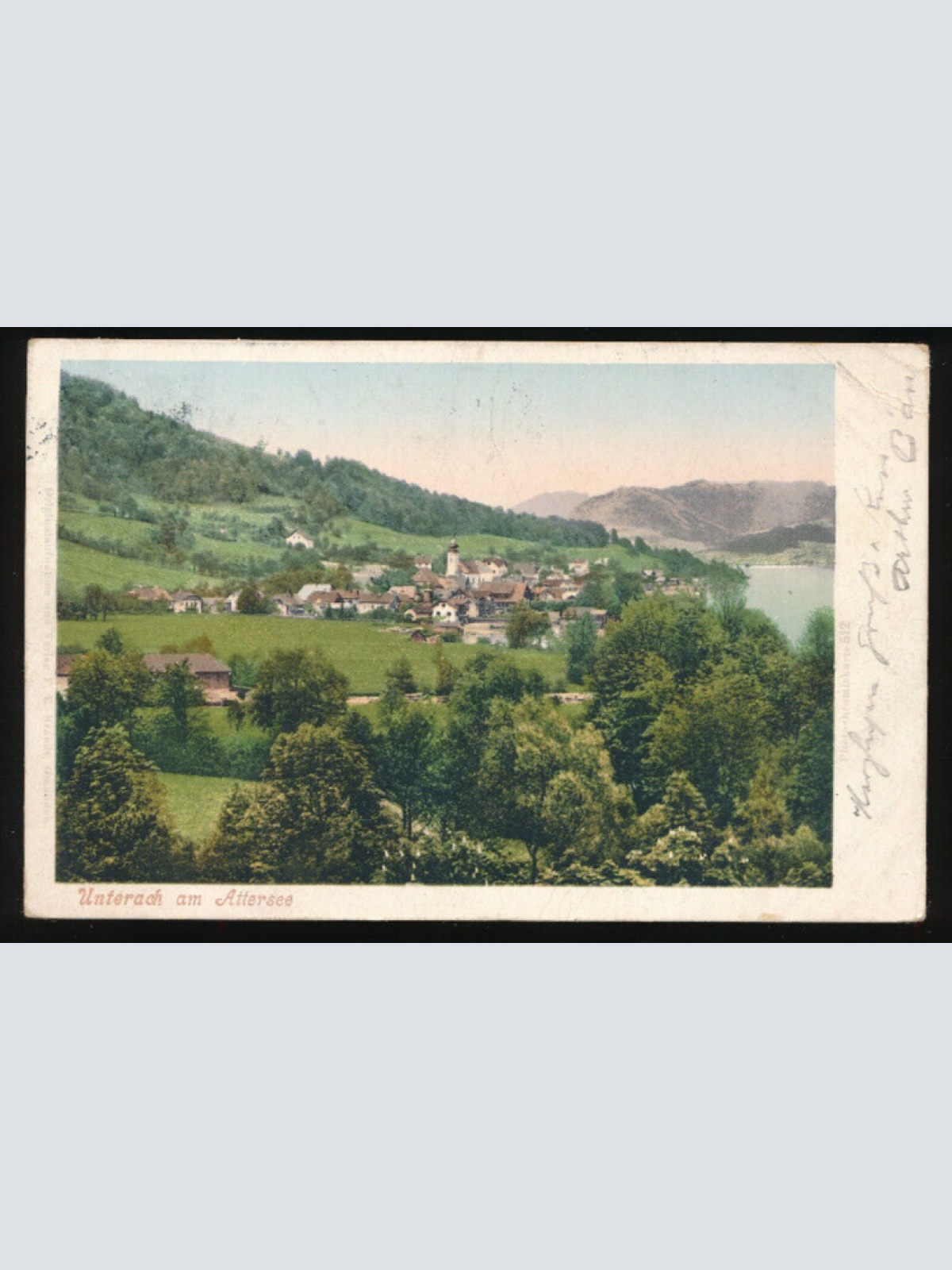 AK aus Unterach am Attersee Oberösterreich (2818)