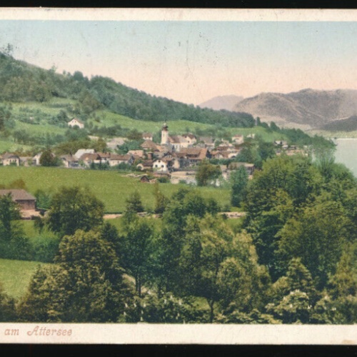 AK aus Unterach am Attersee Oberösterreich (2818)