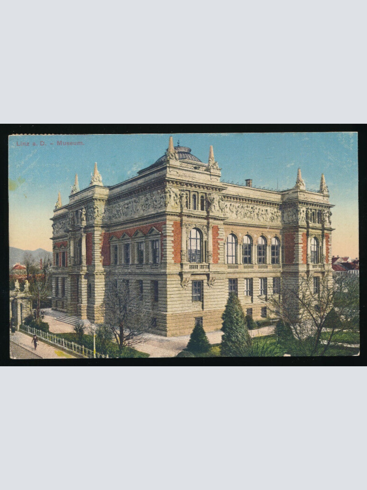 AK aus Linz an der Donau Museum Oberösterreich (2124)