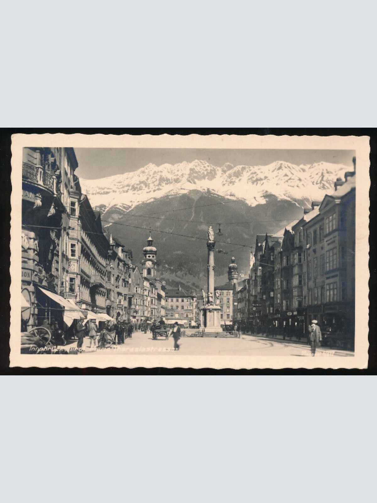 AK aus Innsbruck Maria Theresiastrasse Tirol (2114)