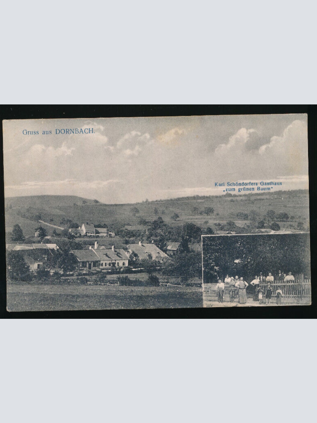 AK gruss aus Dornbach Niederösterreich (2832)