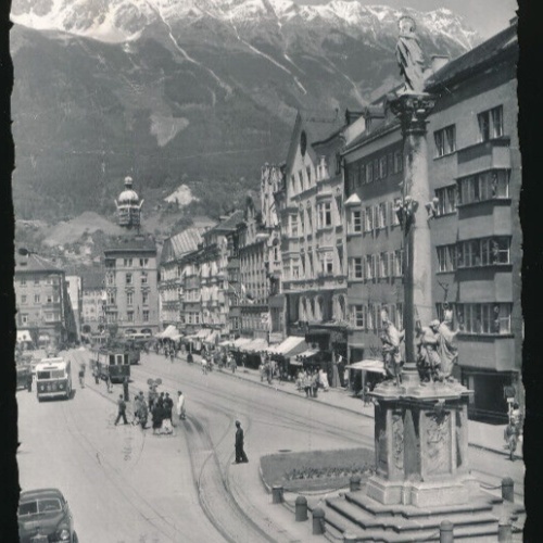 AK aus Innsbruck mit Oldtimer Tirol  (2113)