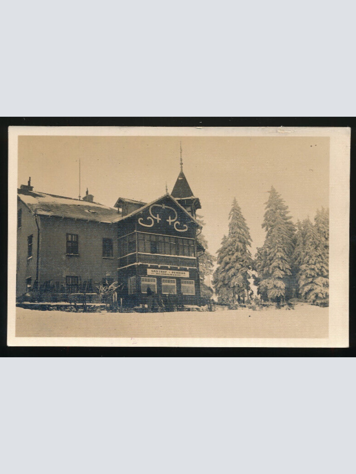 AK Bad Kirchschlag mit Gasthof und Pension Heinrichshof Oberösterreich (2716)