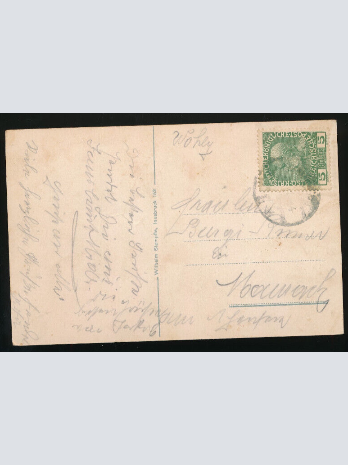 AK aus Innsbruck bei Nacht Tirol (2115)