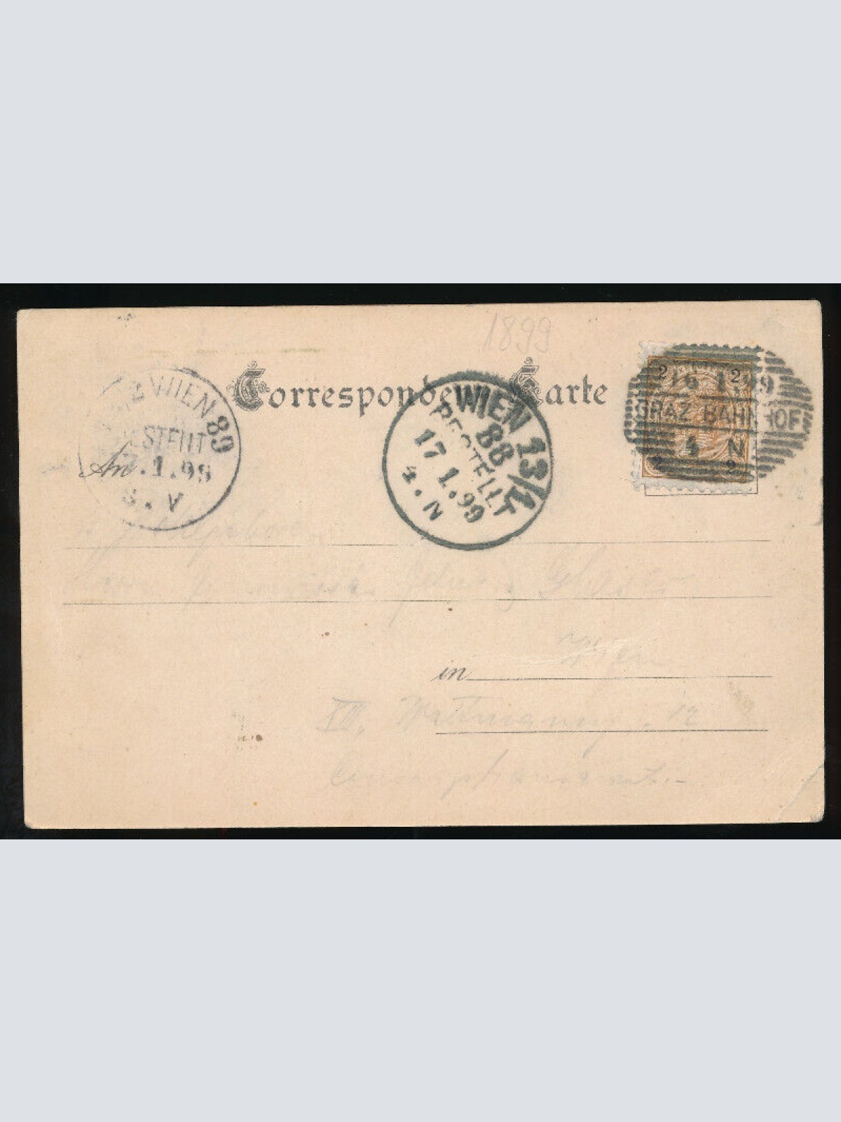 Litho - Karte gruss aus Graz Steiermark (2731)