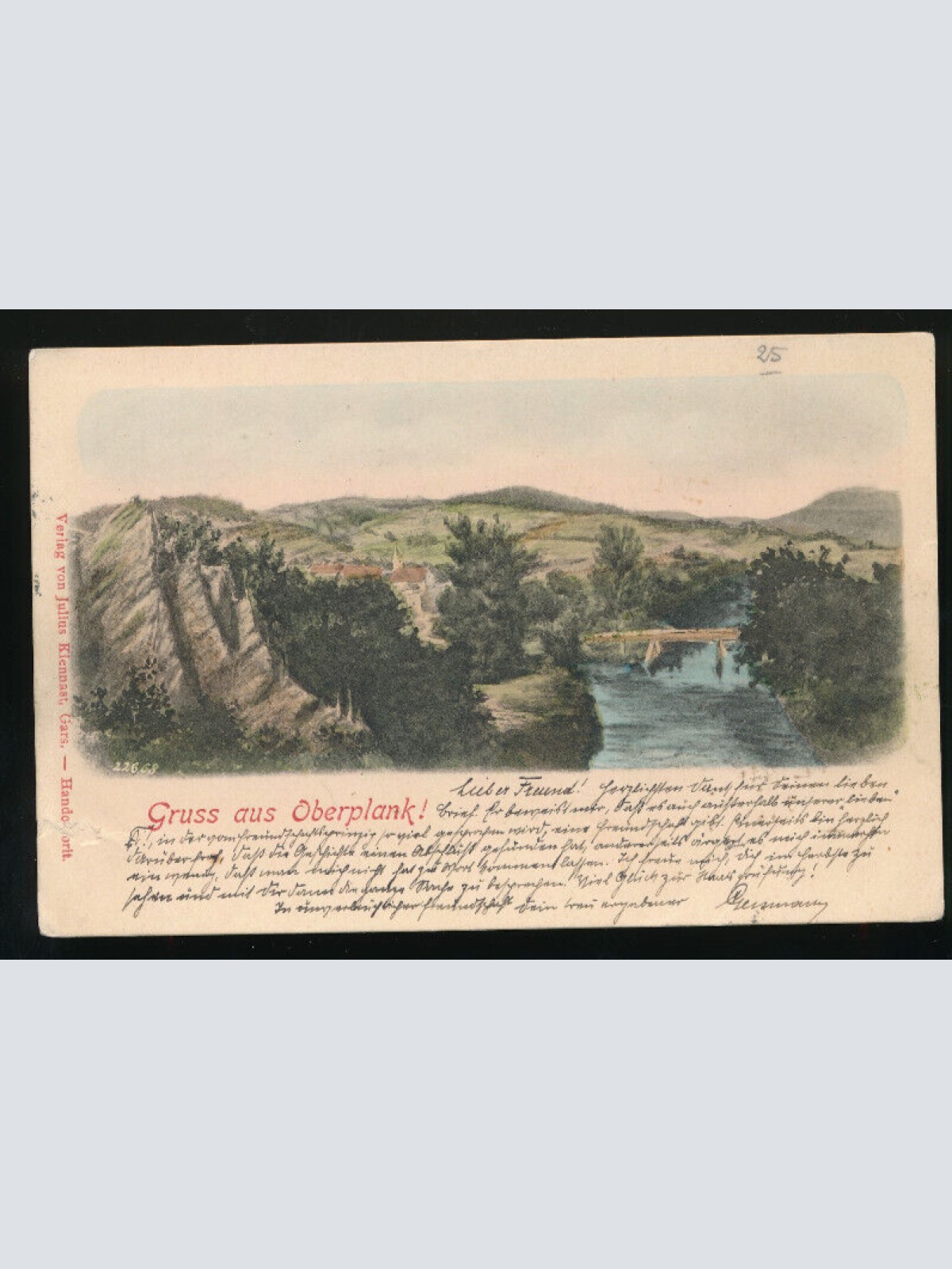 AK gruss aus Ober - PlankNiederösterreich (1975)