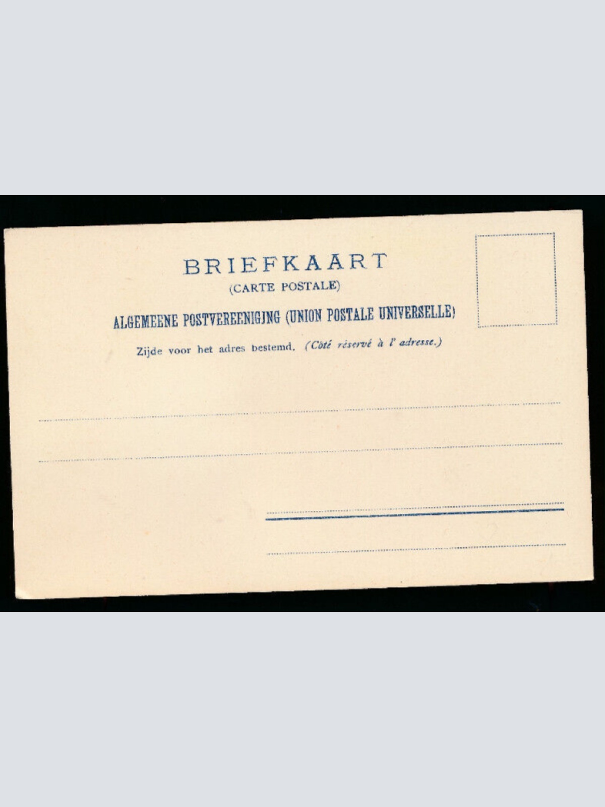 Litho-Karte Niederlande mit Wappen und Marken (2747)