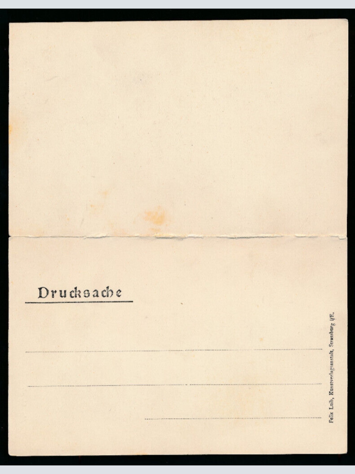 Doppel - Karte aus Markirch Ste-Marie-auxMines Frankreich (2737)