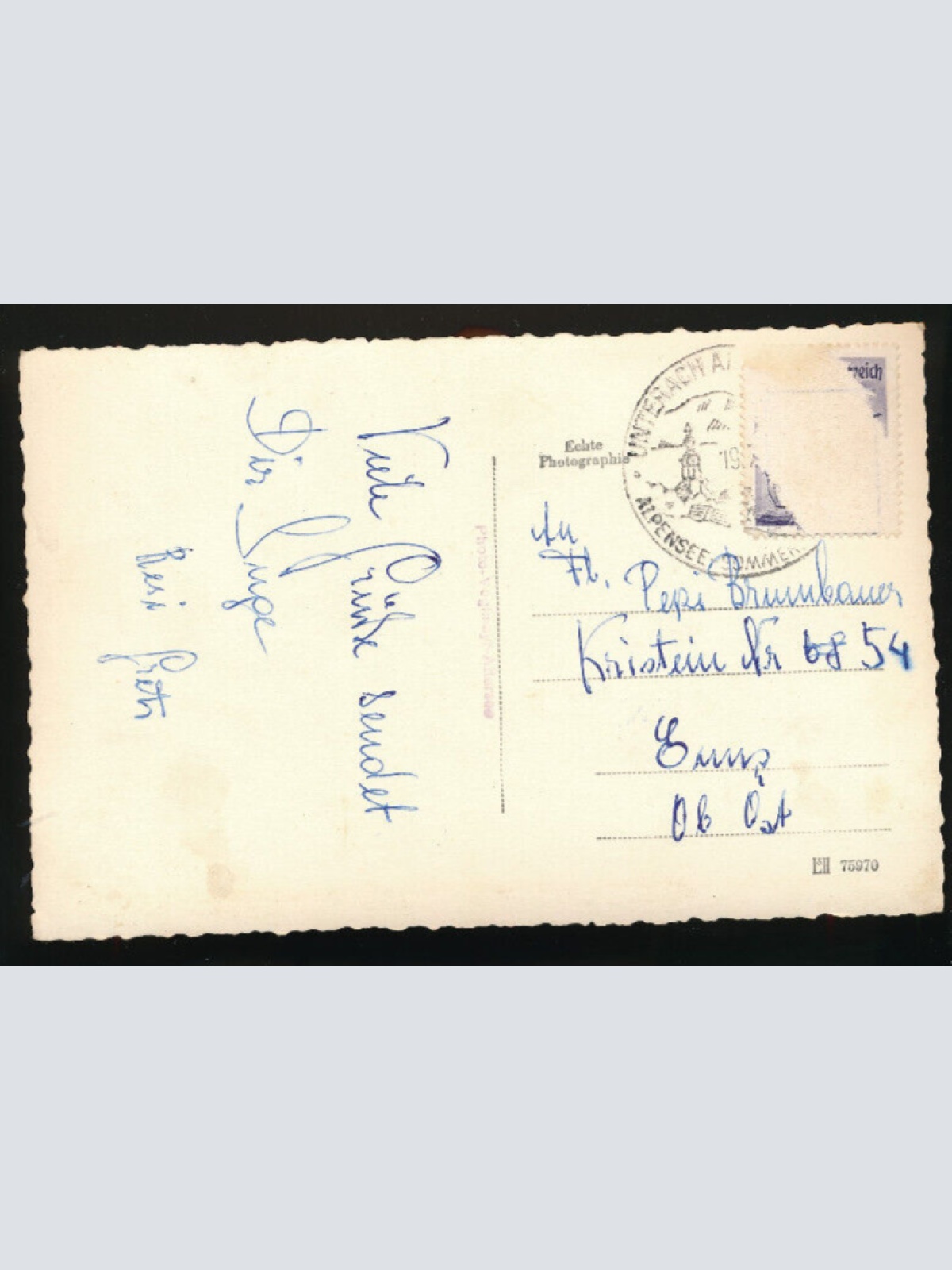 AK aus Unterach am Attersee Oberösterreich (2931)