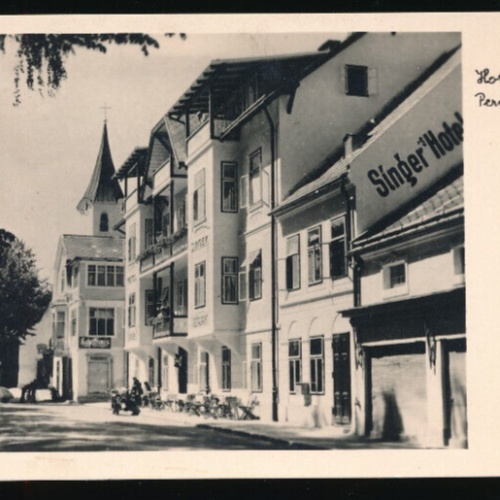 AK aus Pernitz mit Hotel Singer Niedrösterreich  (2946)