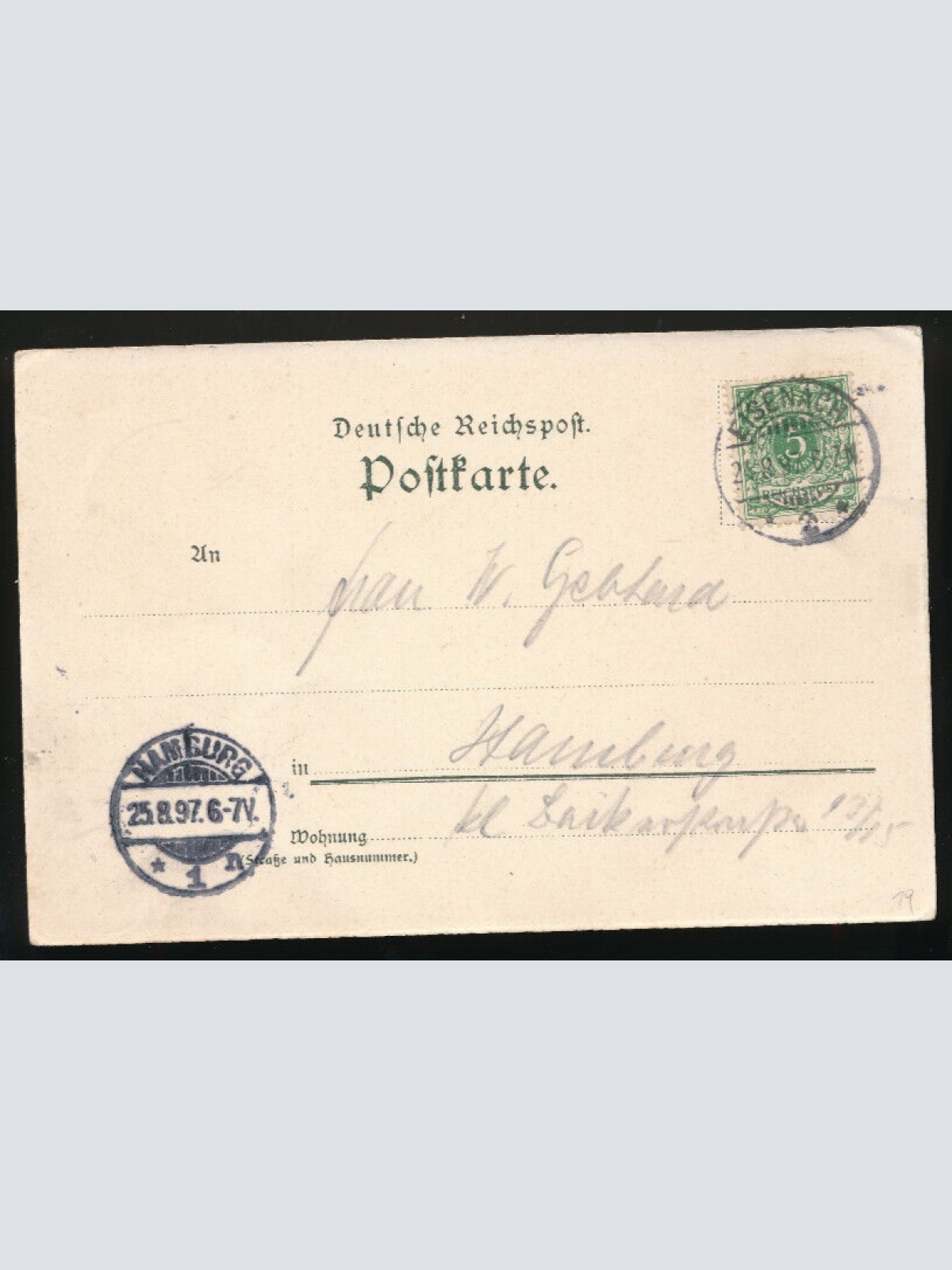 Litho-Karte gruss aus Göttingen Niedrsachsen (2969)