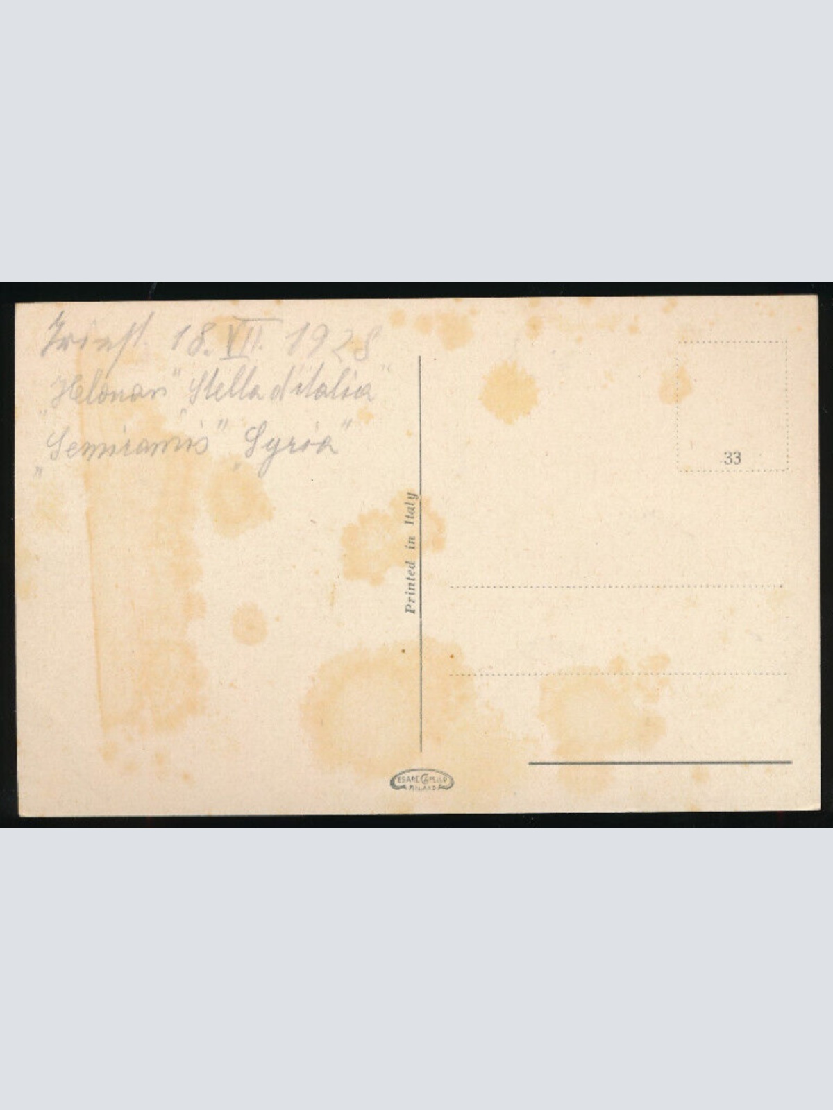 AK aus Trieste Palazzo Lloyd e Hotel Savoia Italien (2892)