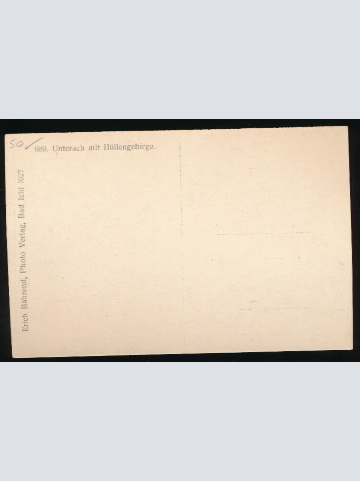 AK aus Unterach am Atterssee Oberösterreich (2844)