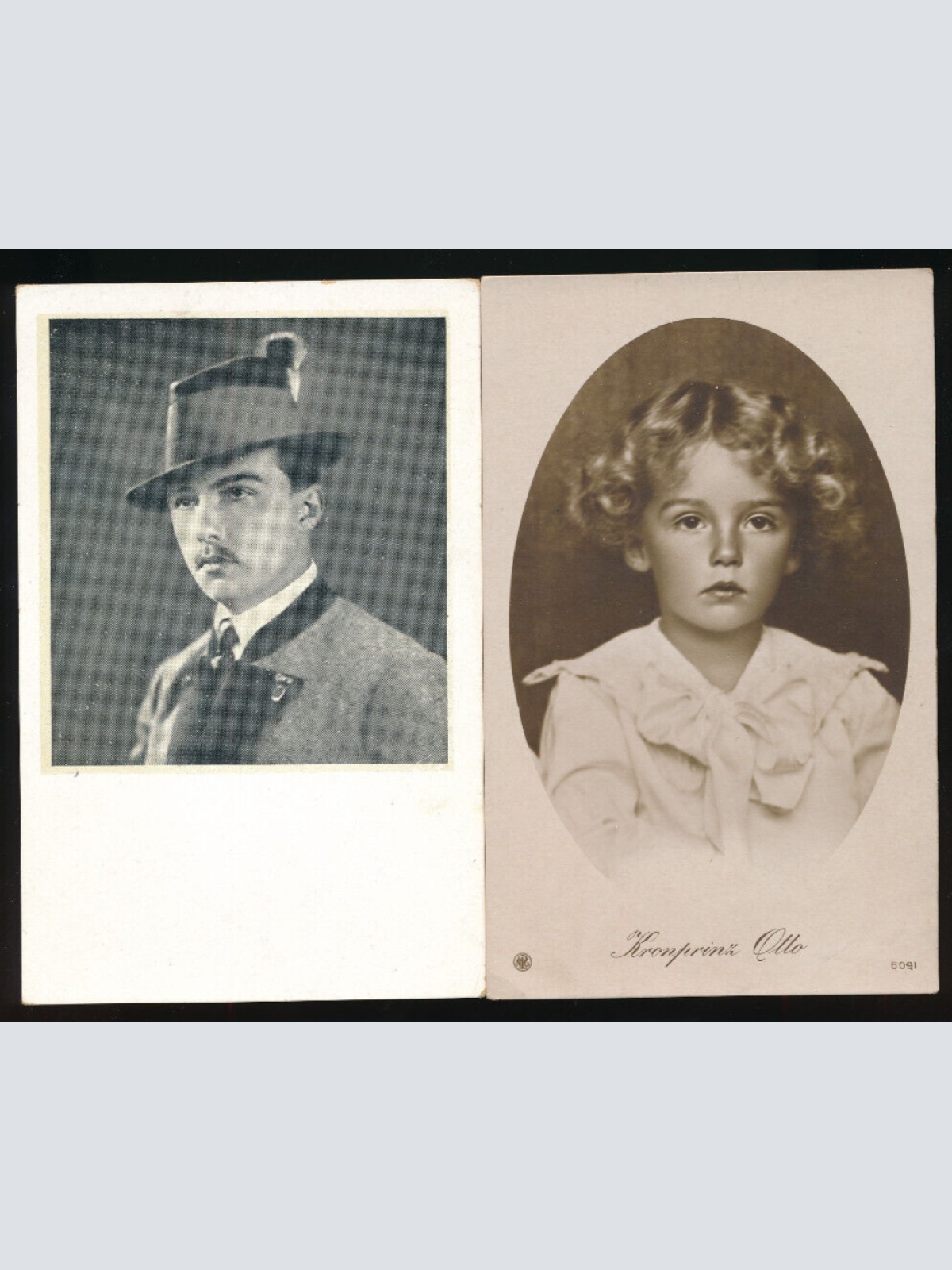 2 Karten vom Otoo von Habsburg (P2869)