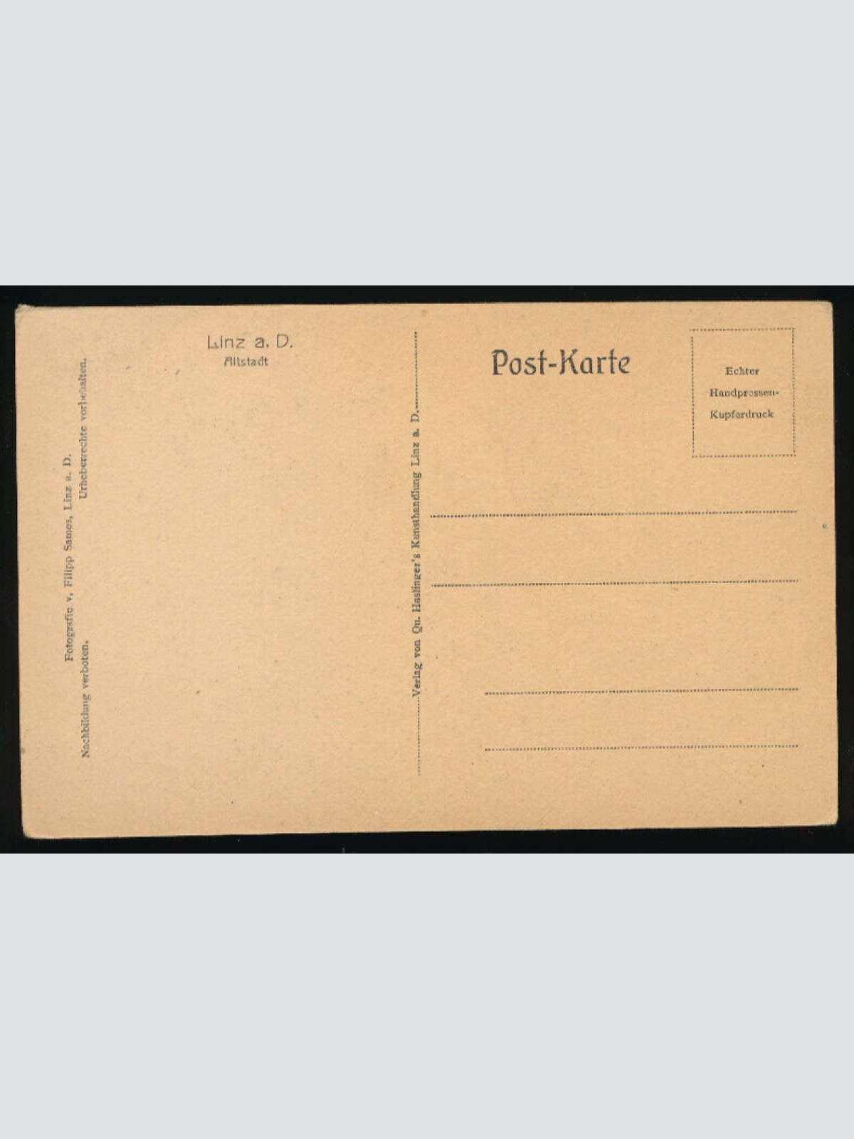 AK aus Linz an der Donau Altstadt Oberösterreich (2923)