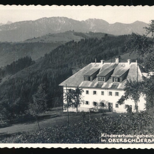 AK aus Oberschlierbach mit Kindererholungsheim Oberösterreich (2642)
