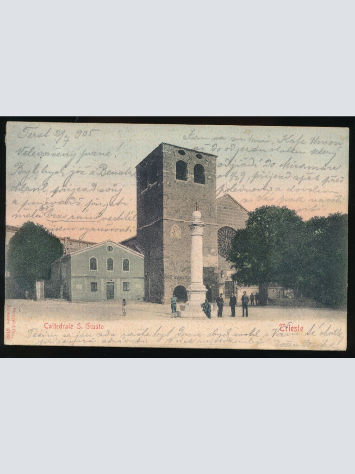 AK aus Trieste - Triest Cattedrale S. Giusto Italien (3268)