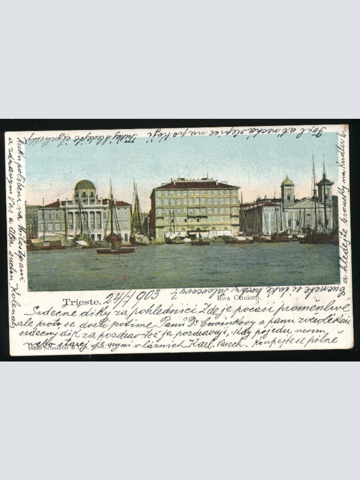 AK aus Trieste - Triest Riva Carciotti Italien (3265)