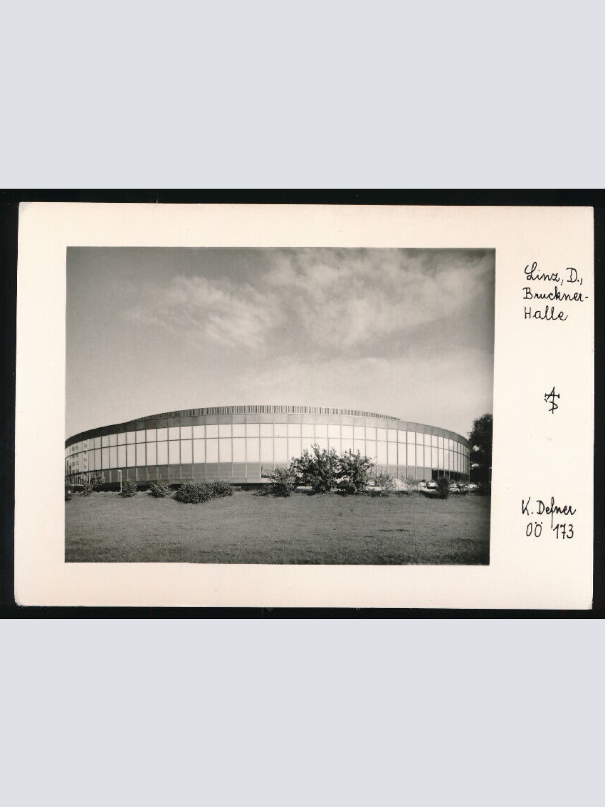 AK aus Linz an der Donau Bruckner Halle Oberösterreich (3390)