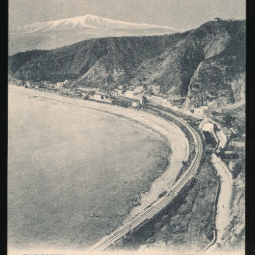 AK aus Taormina Veduta dell Etna Italien (3234)