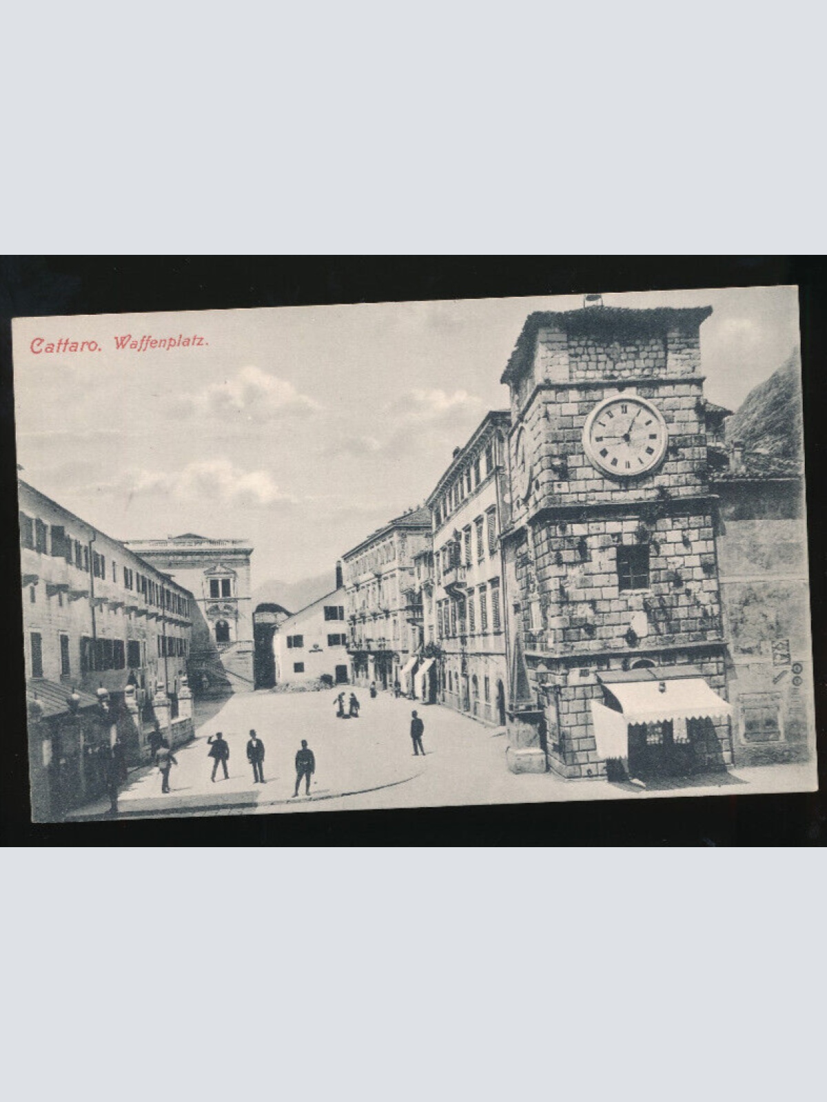 AK Cattaro - Kotor Waffenplatz Montenegro (2997)