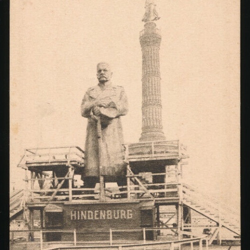 AK der Eiserne Hindenburg von Berlin Deutscher Generalfeldmarschall 1.Wk (2575)