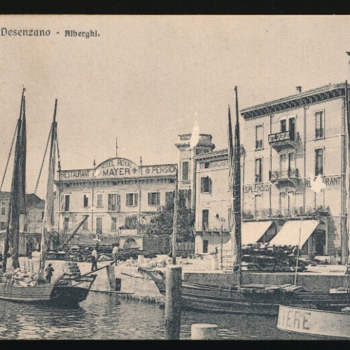 AK aus Desenzano am Gardasee Alberghi Italien (3001)