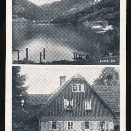 AK aus Lunz am See Gasthaus zur kleinen Seeau Niederösterreich (2610)