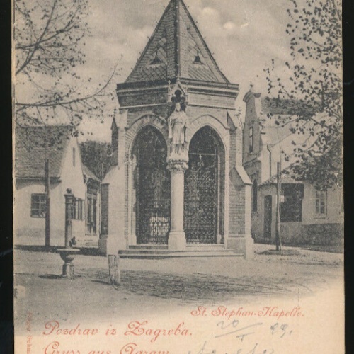 AK gruss aus Agram - Zagreb  Kroatien (2995)