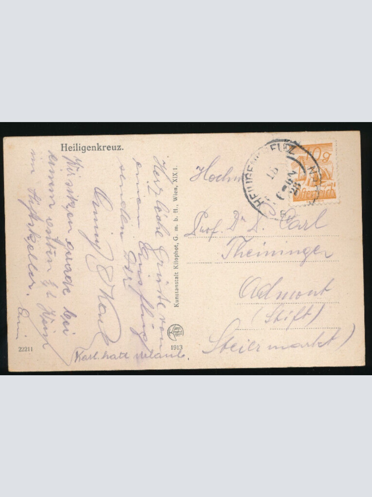 AK aus Heiligenkreuz Niederösterreich (2578)