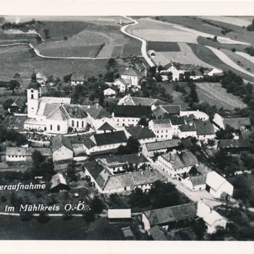AK, Fliegeraufnahme, St. Martin im Mühlkreis, Oberösterreich (S195)