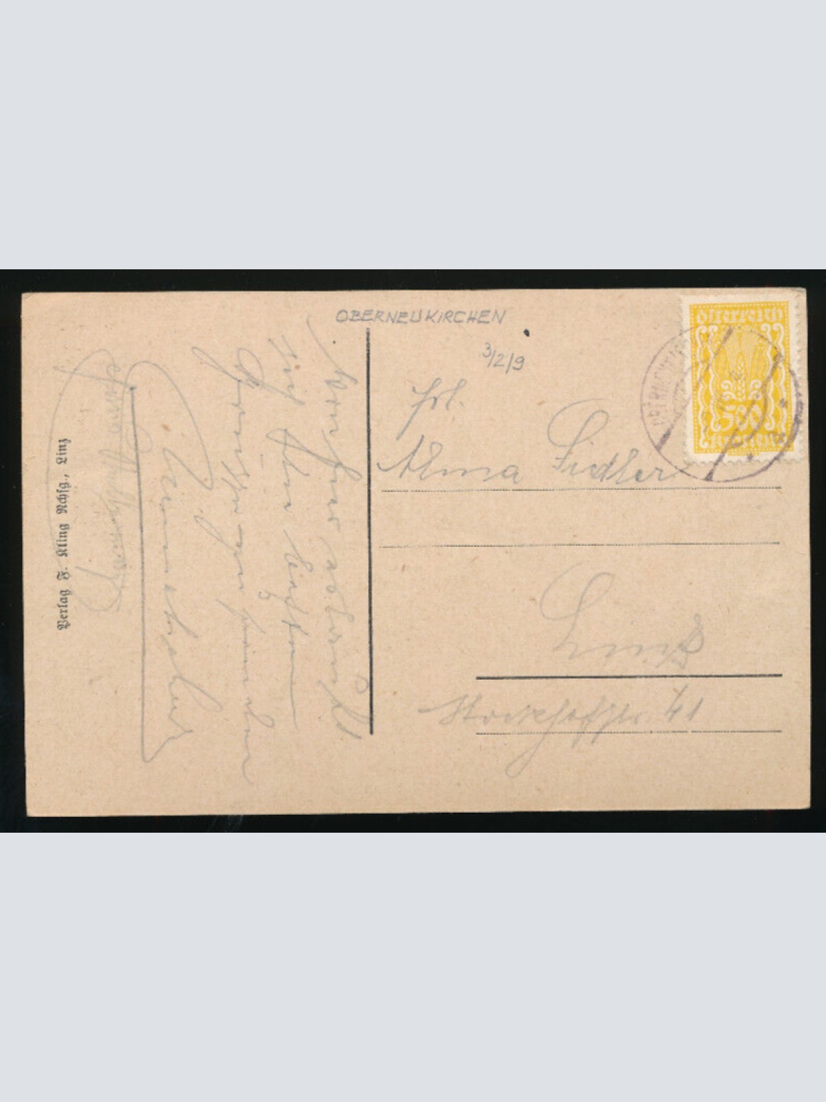 AK aus Oberneukirchen Oberösterreich (3358)