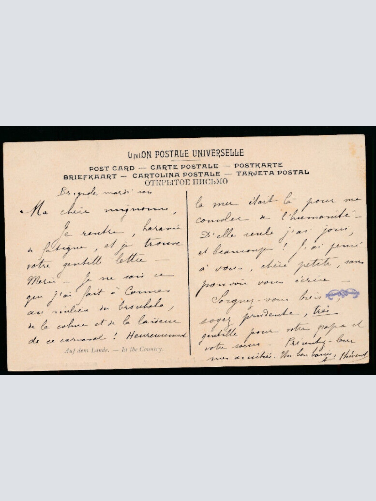 AK aus Lerolle Bauern mit Schafen Bauernleben (3438)