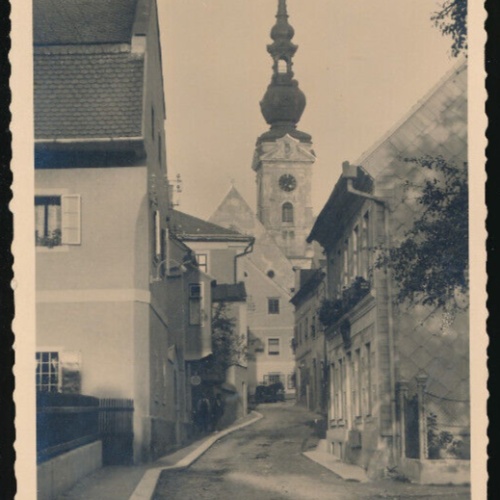 AK aus Kirchdorf an der Krems Bahnhofstrasse Oberösterreich (3356)