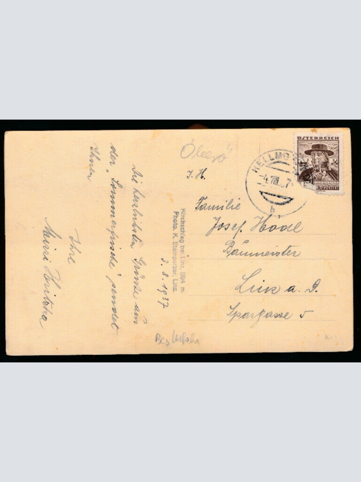 AK aus Hellmonsödt Oberösterreich (3363)