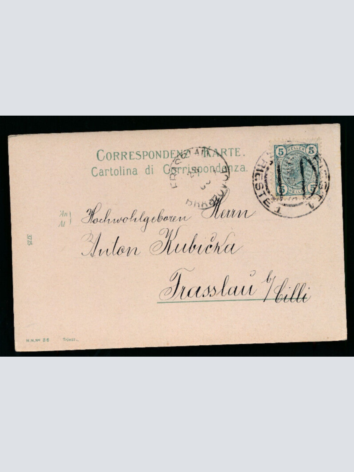 AK aus Trieste - Triest Barcola Italien (3177)