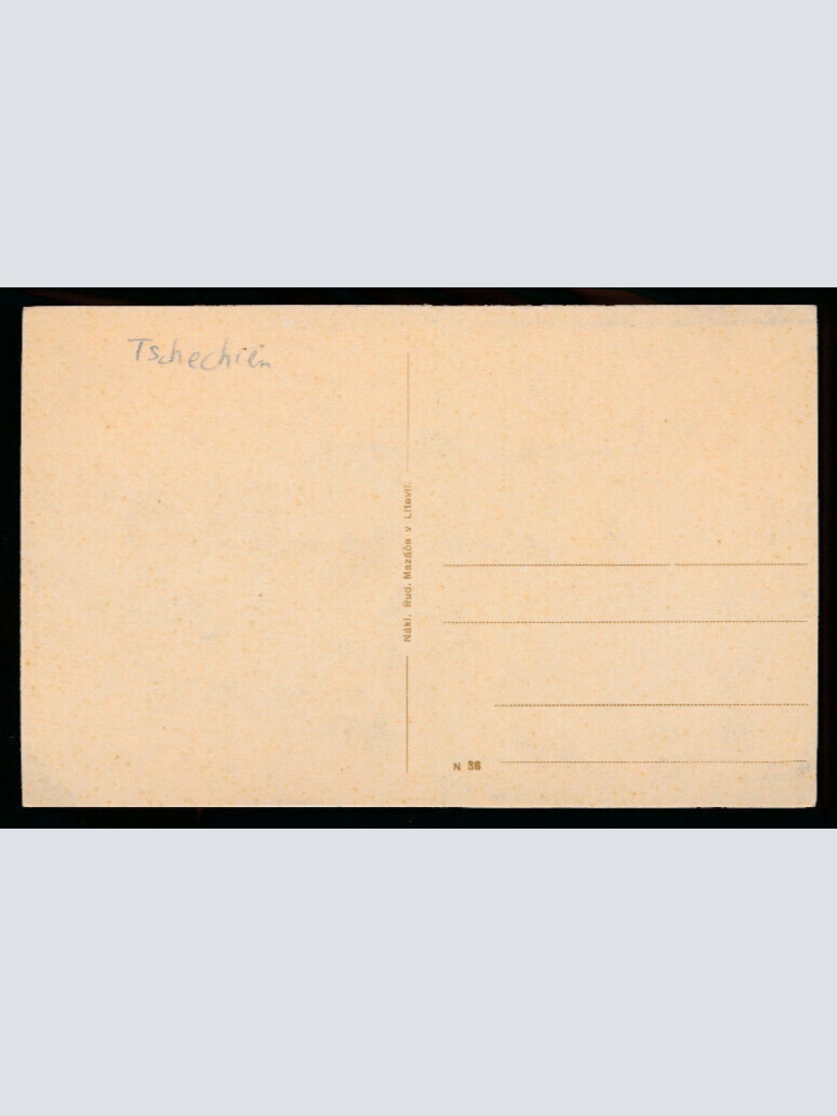 AK aus Litovel Realne Gymnasium Tschechoslowakei (3127)