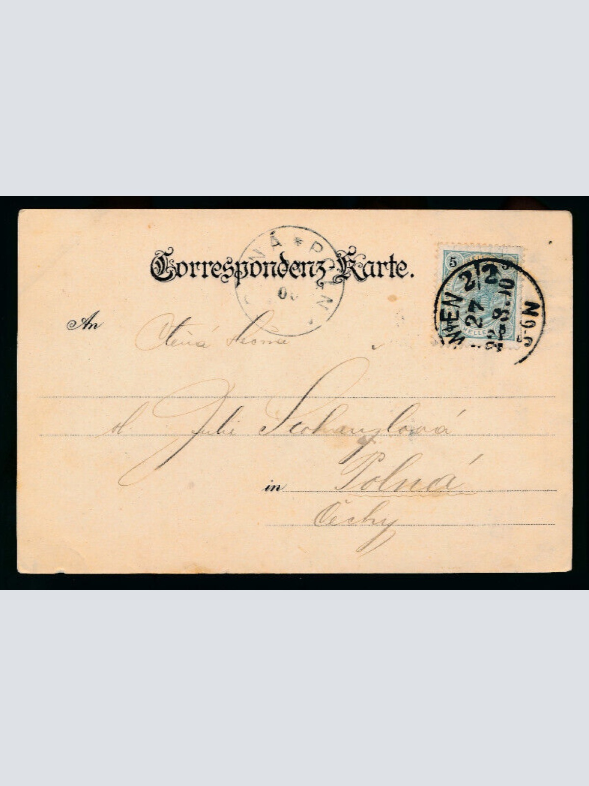 Litho - Karte gruss aus Wien am Hof (3637)