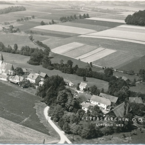 AK, Peterskirchen, Luftbild Nr. 2, Oberösterreich (S299)