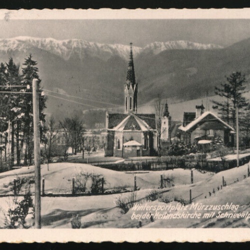 AK aus Mürzzuschlag mit Wintersportplatz Steiermark (3617)