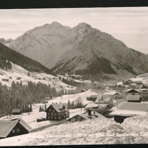 Winter - Karte aus Hirschegg Kleinwalsertal Vorarlberg (3625)