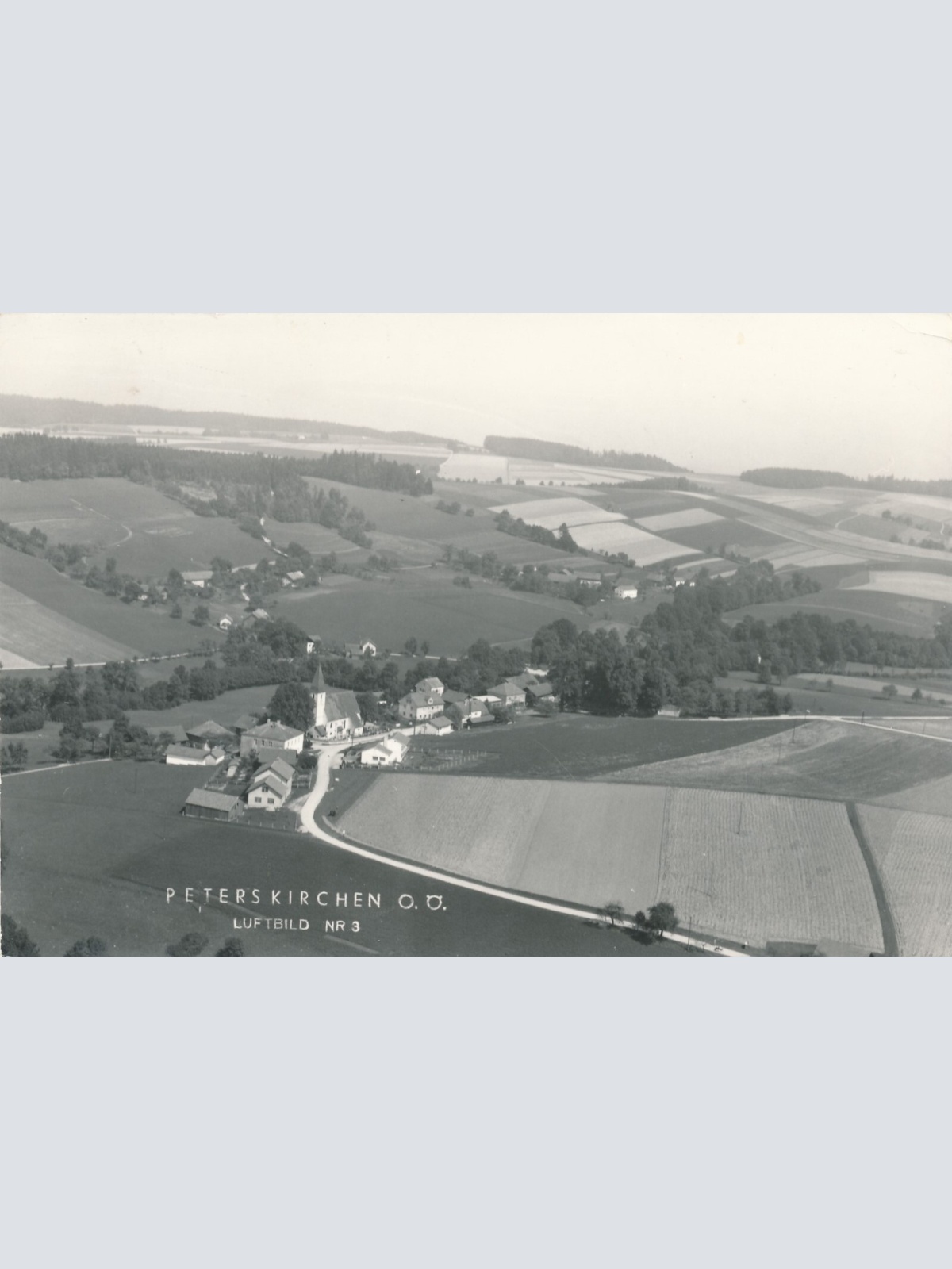 AK, Peterskirchen, Luftbild Nr. 3, Oberösterreich (S320)