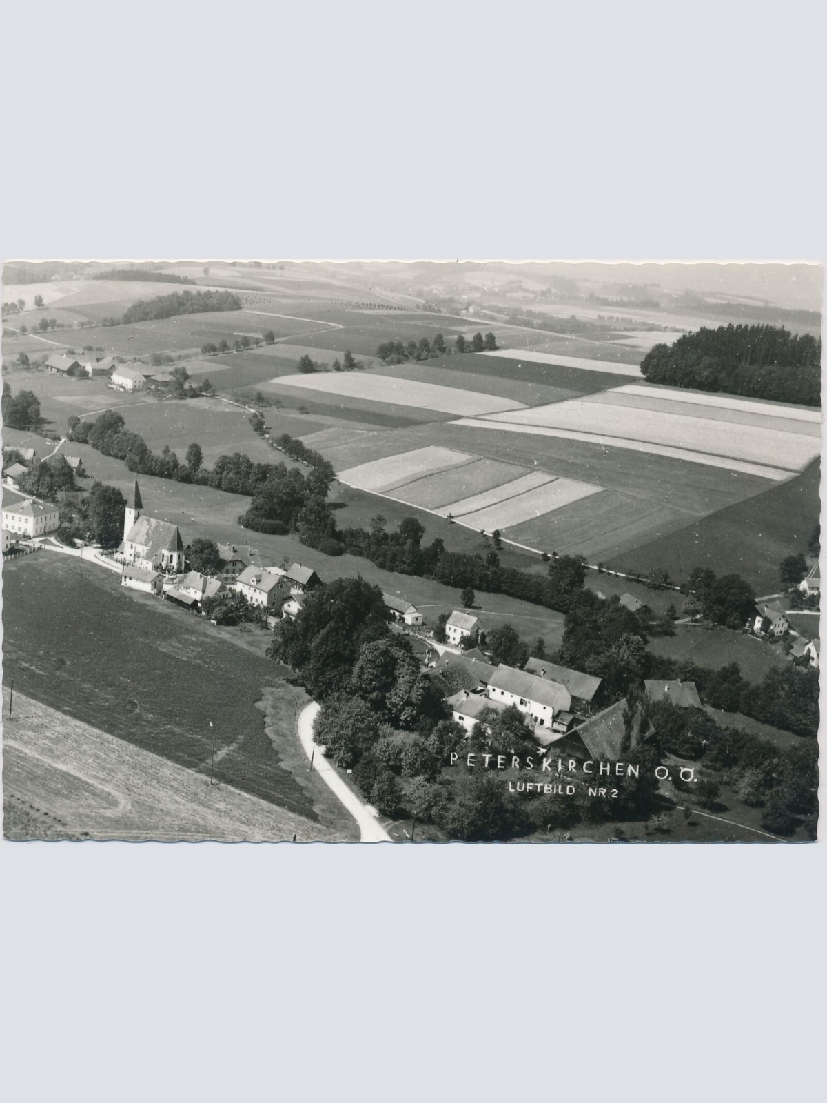 AK, Peterskirchen, Luftbild Nr. 2, Oberösterreich (S321)